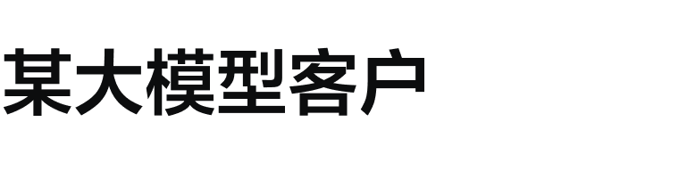 某大模型客户